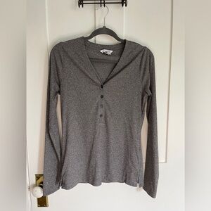 Athleta Henley Long Sleeve Shirt.